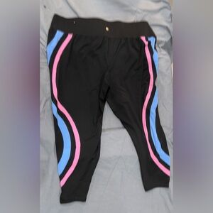 Black and Pink Women's Swimsuit